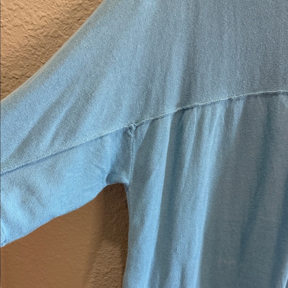 J. Jill Blue Women's Relaxed Crewneck Linen Blend Sweater size XL - Picture 5 of 6